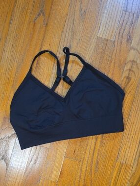 Lululemon ebb to street Bralette Size 10 Black (No Pads)